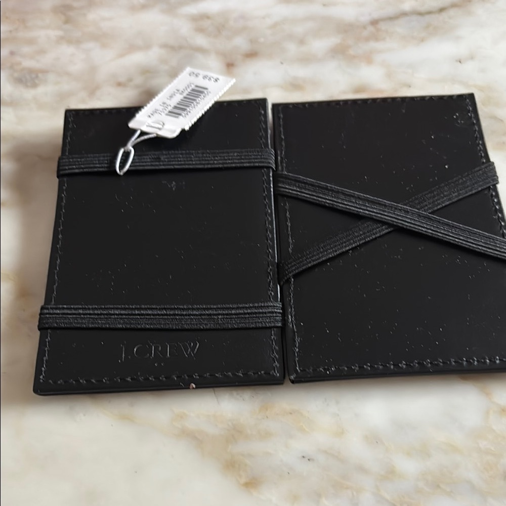 J. Crew Black Key Card Holder with Minimalist Design